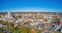 aerial view of the city of elizabeth new jersey